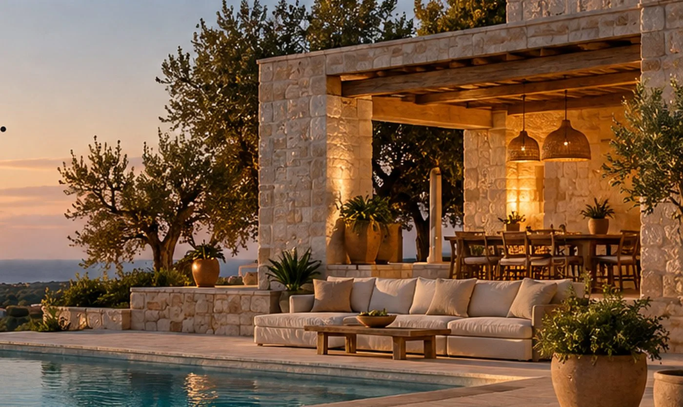 A welcoming stone residence in the Puglian countryside